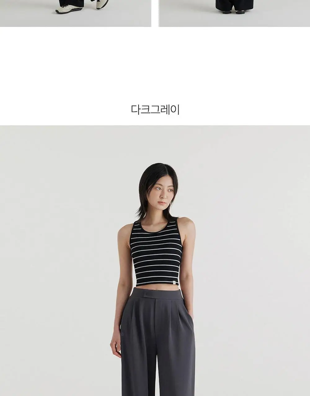 [이청아 착용] 프론투라인 올데이무브 핀턱 와이드 팬츠 상세페이지 22